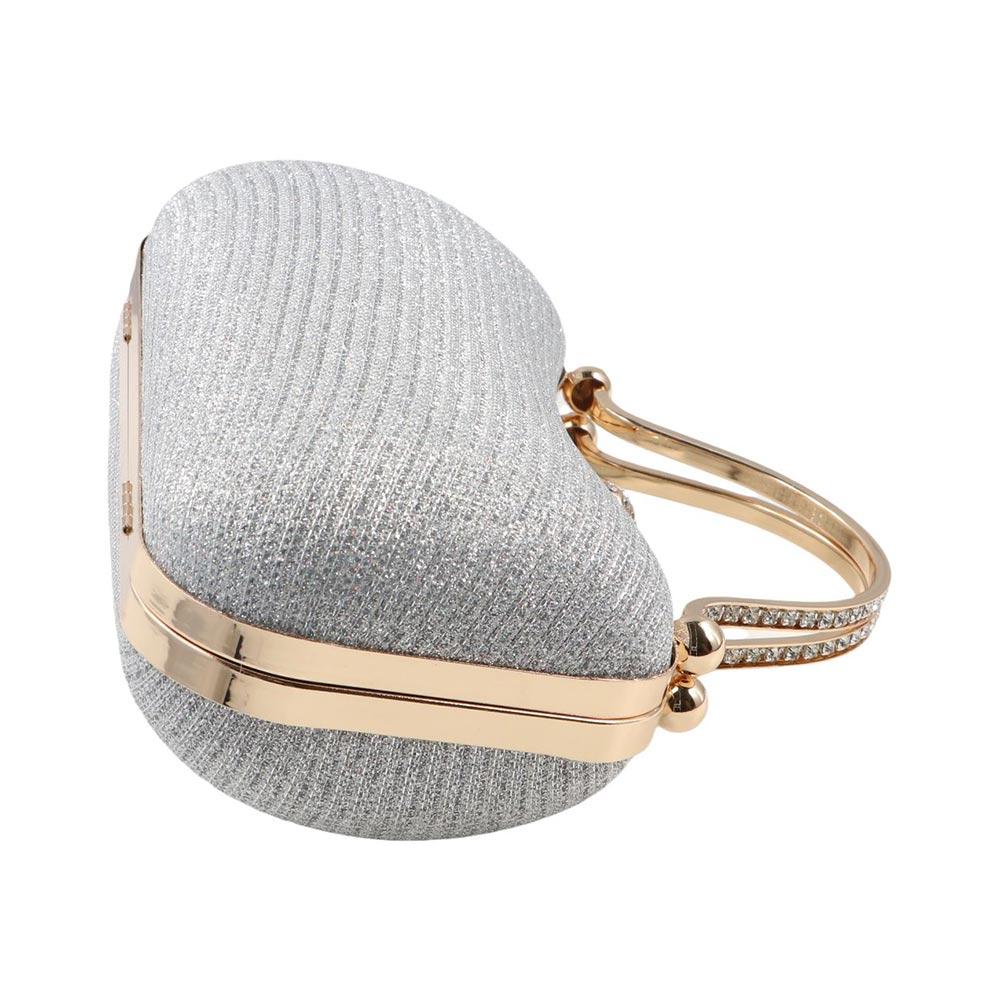 Mini Bag Evening Clutch - Mini Torebka Wieczorowa z Brokatem, Torebka