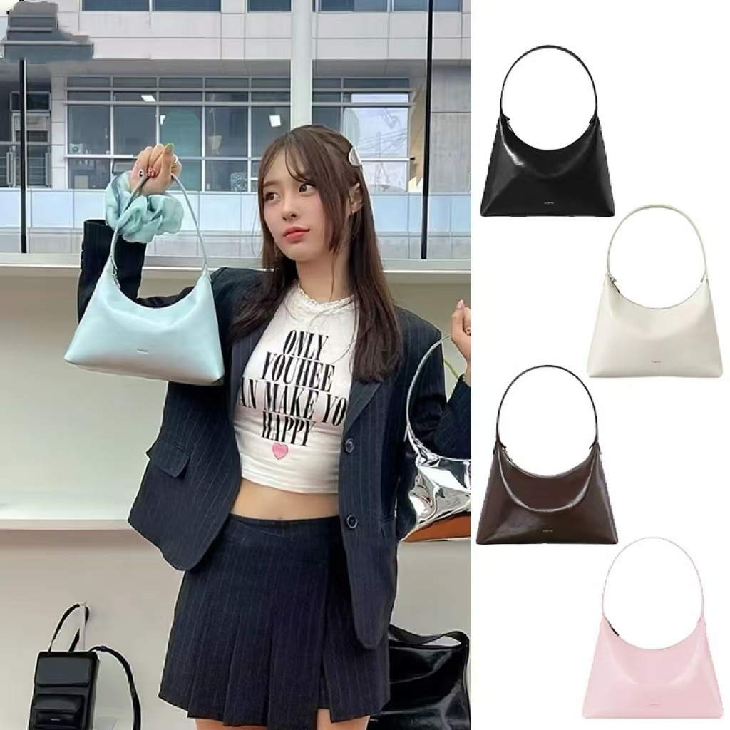 Half Moon Bag Suede - Koreańska niszowa, kreatywna torebka damska na