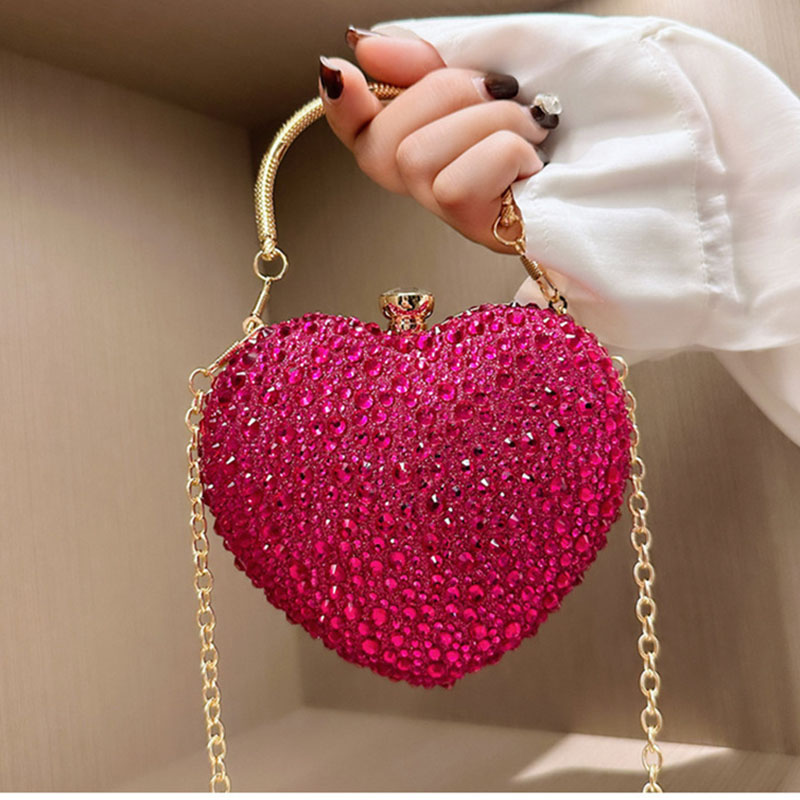 Mini Bag Evening Clutch - Nowa luksusowa torebka kopertówka z kryształowym