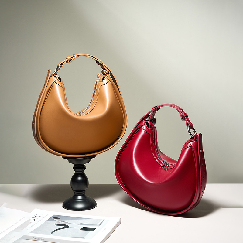 Luxury Bags Wholesale - Czysta skóra bydlęca z rozcięciem damska