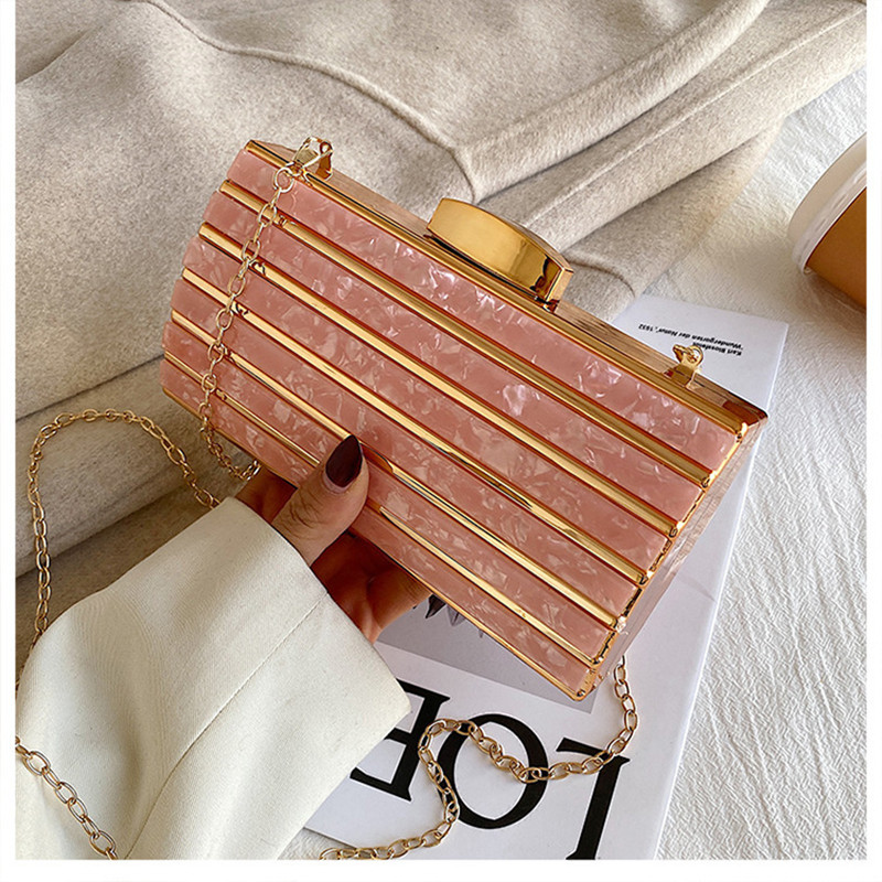 Mini Bag Evening Clutch - Luksusowy projektant akrylowe torby kwadratowe torba