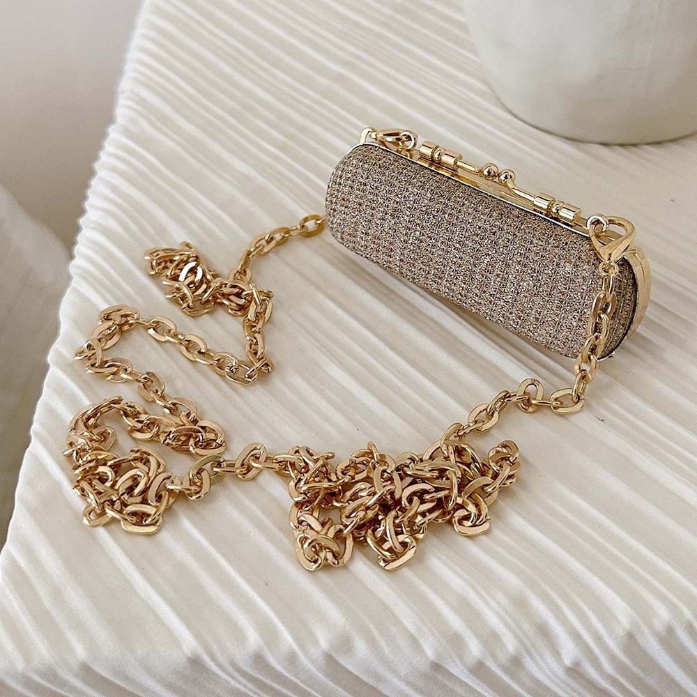 Torebka na łańcuszku z dżetami – Mini Bag Evening Clutch recenzja i cena