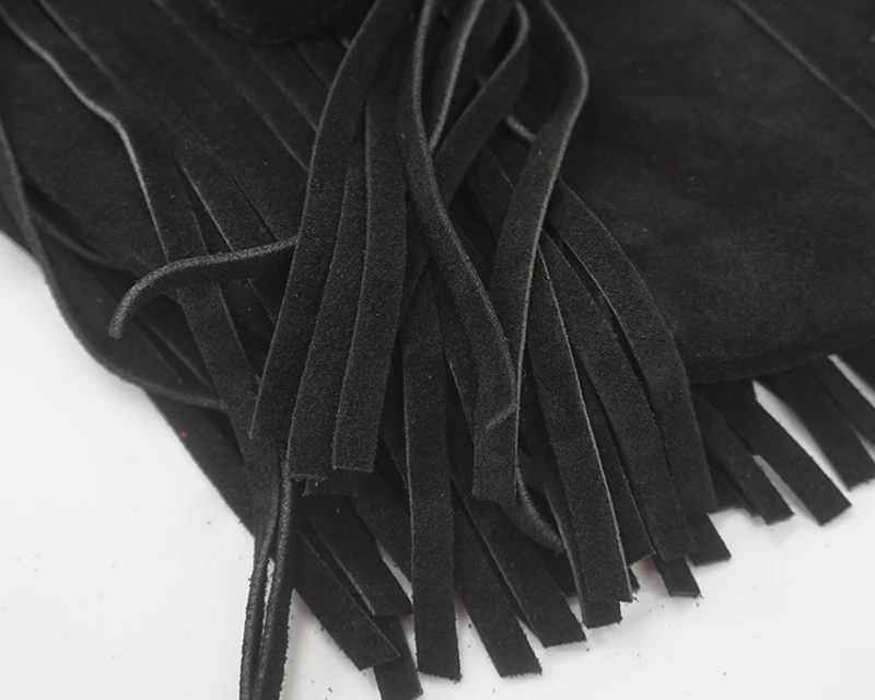 Damska prawdziwej skóry zamszo – Half Moon Bag Suede recenzja i cena