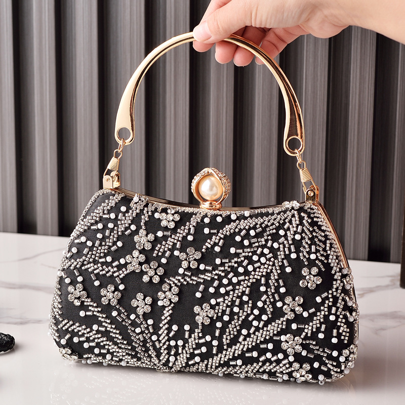 Czarna Torebka Z Koralikami Vi – Luxury Bags China Wholesale recenzja i cena