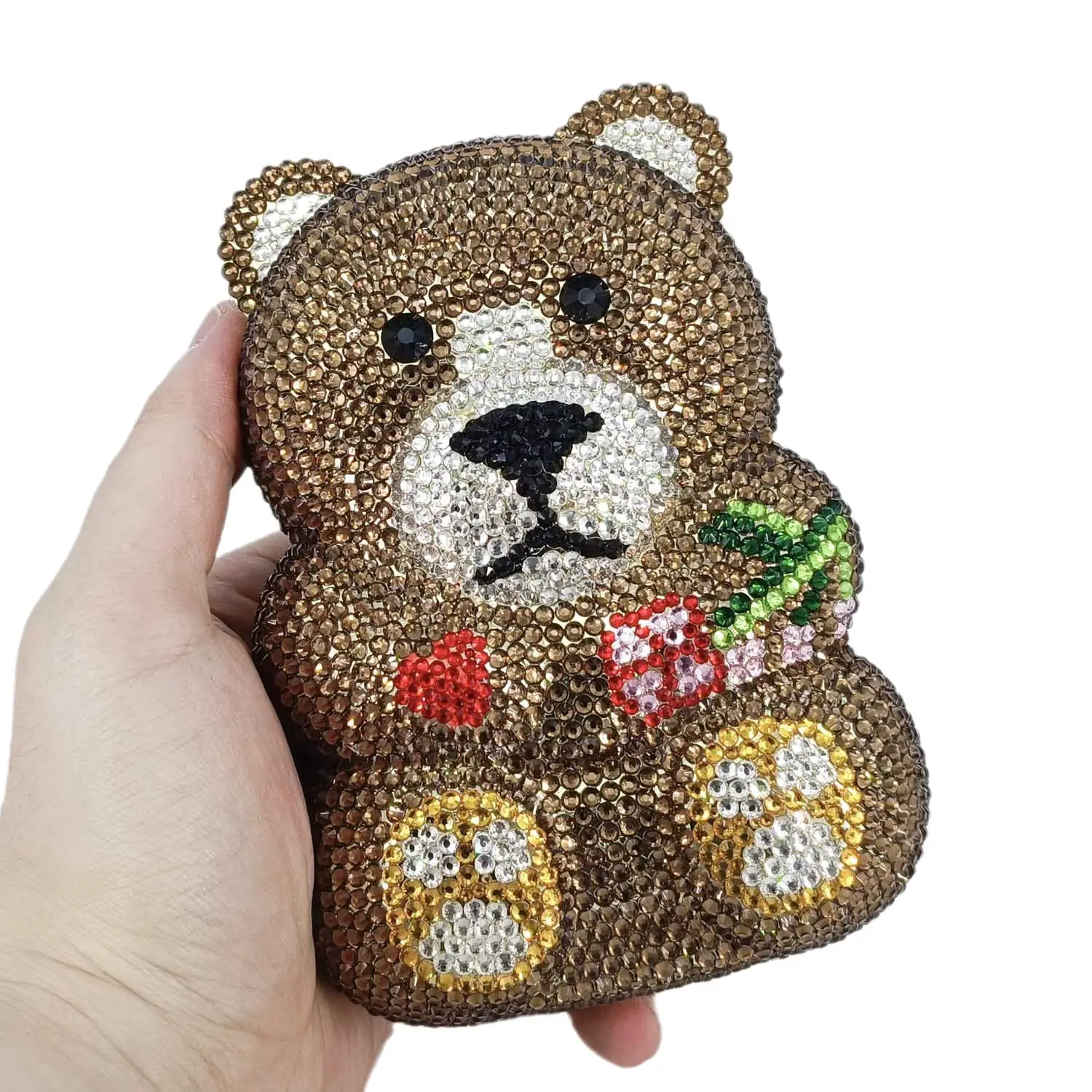 Boutique De FGG brązowy kryszt – Mini Bag Evening Clutch recenzja i cena