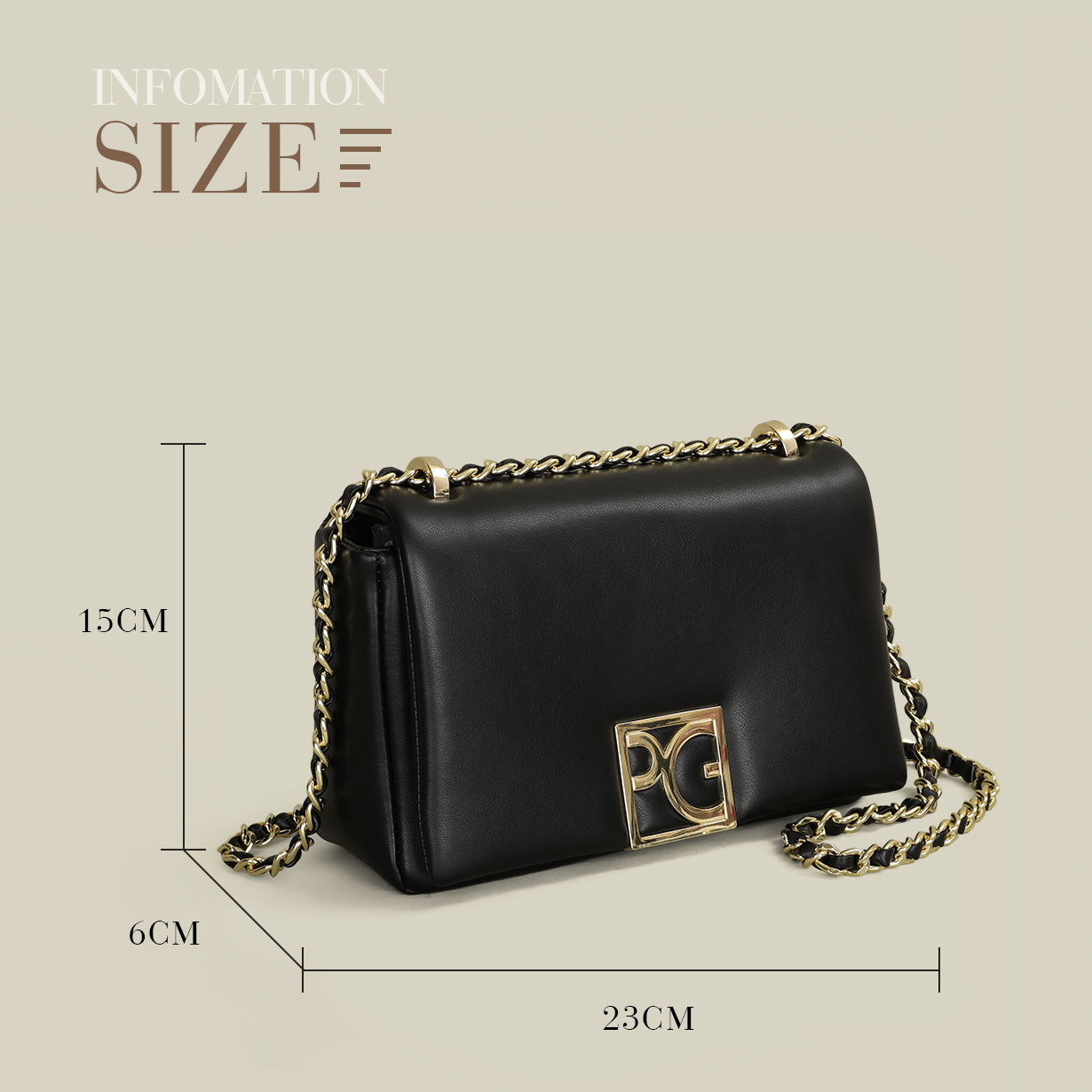 Torebka damska PG, luksusowa,  – Luxury Bags For Sale recenzja i cena