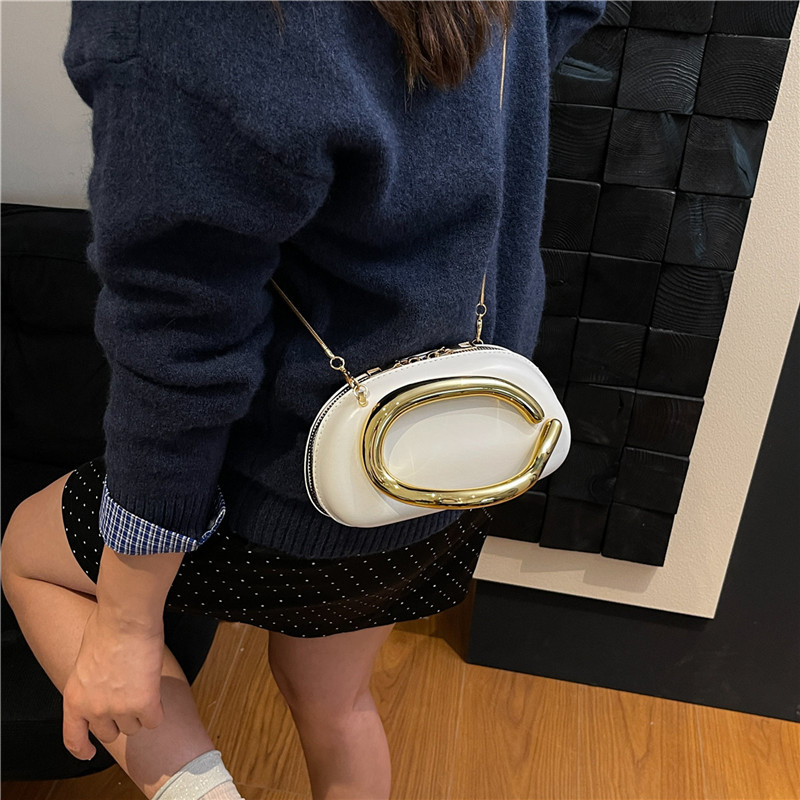 Retro Złota Metalowa Torebka K – Mini Bag Evening Clutch recenzja i cena
